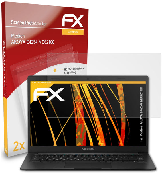 atFoliX FX-Antireflex Displayschutzfolie für Medion AKOYA E4254 (MD62100)