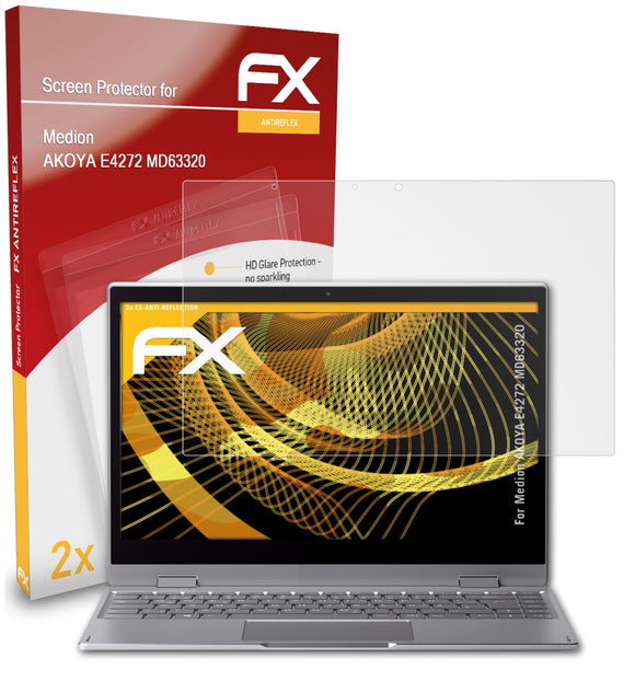 atFoliX FX-Antireflex Displayschutzfolie für Medion AKOYA E4272 (MD63320)
