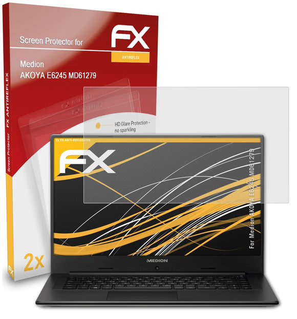 atFoliX FX-Antireflex Displayschutzfolie für Medion AKOYA E6245 (MD61279)