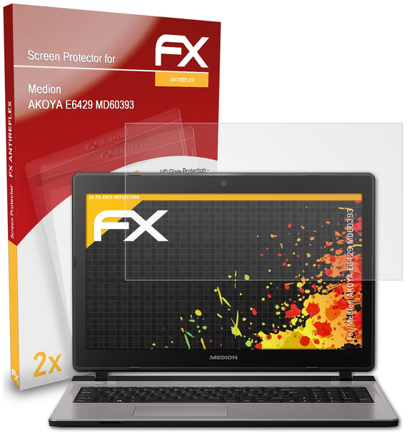 atFoliX FX-Antireflex Displayschutzfolie für Medion AKOYA E6429 (MD60393)
