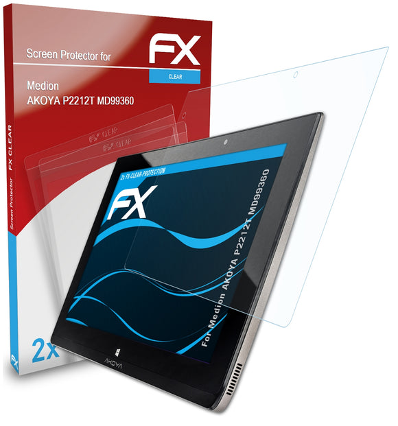 atFoliX FX-Clear Schutzfolie für Medion AKOYA P2212T (MD99360)