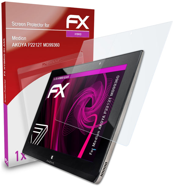 atFoliX FX-Hybrid-Glass Panzerglasfolie für Medion AKOYA P2212T (MD99360)