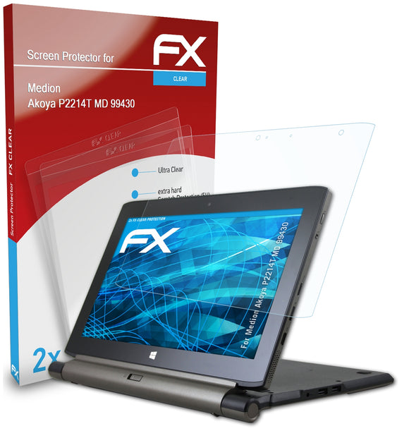 atFoliX FX-Clear Schutzfolie für Medion Akoya P2214T (MD 99430)