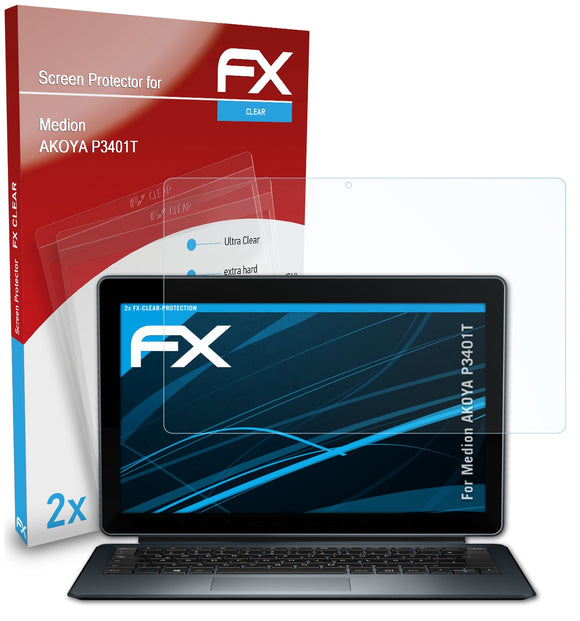 atFoliX FX-Clear Schutzfolie für Medion AKOYA P3401T