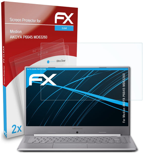 atFoliX FX-Clear Schutzfolie für Medion AKOYA P6645 (MD63260)