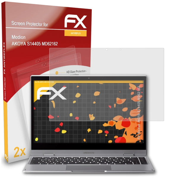 atFoliX FX-Antireflex Displayschutzfolie für Medion AKOYA S14405 (MD62162)