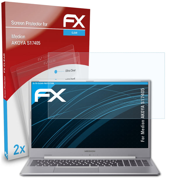 atFoliX FX-Clear Schutzfolie für Medion AKOYA S17405