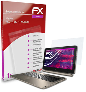 atFoliX FX-Hybrid-Glass Panzerglasfolie für Medion AKOYA S6214T (MD99380)