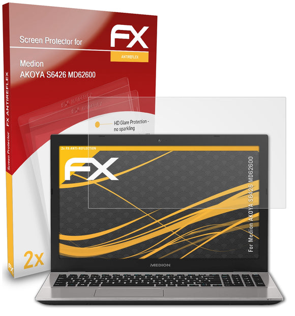 atFoliX FX-Antireflex Displayschutzfolie für Medion AKOYA S6426 (MD62600)