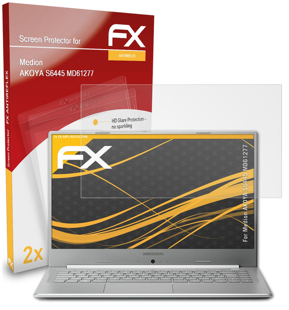 atFoliX FX-Antireflex Displayschutzfolie für Medion AKOYA S6445 (MD61277)