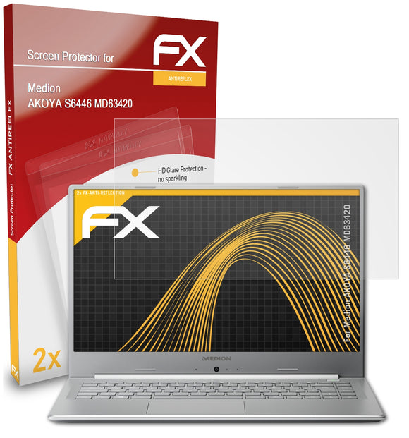 atFoliX FX-Antireflex Displayschutzfolie für Medion AKOYA S6446 (MD63420)