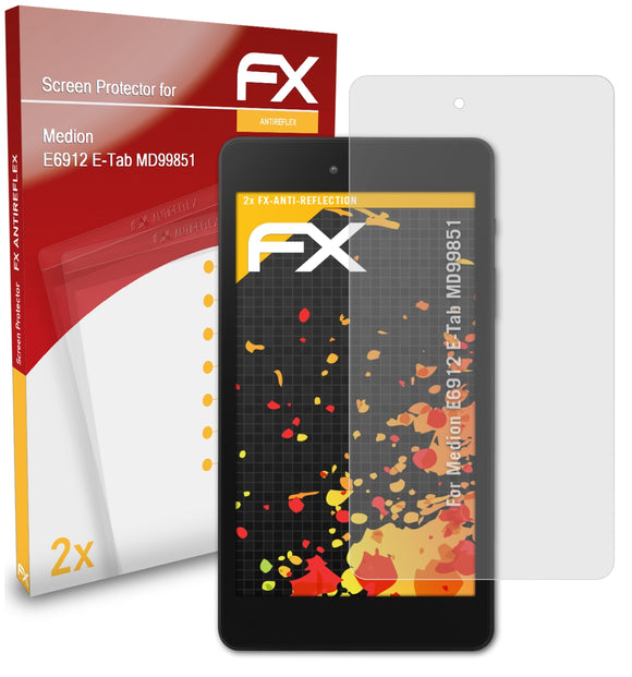 atFoliX FX-Antireflex Displayschutzfolie für Medion E6912 E-Tab (MD99851)