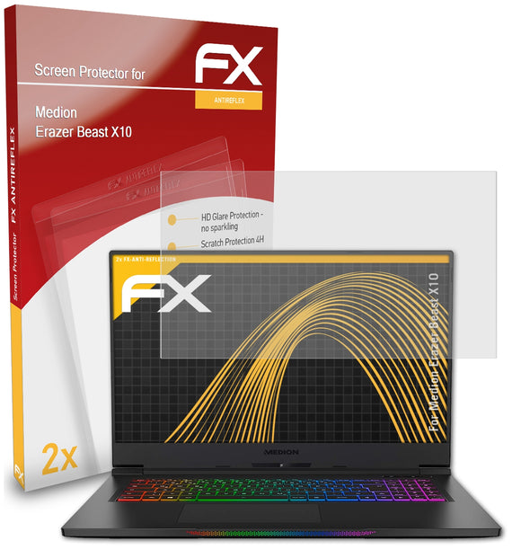 atFoliX FX-Antireflex Displayschutzfolie für Medion Erazer Beast X10