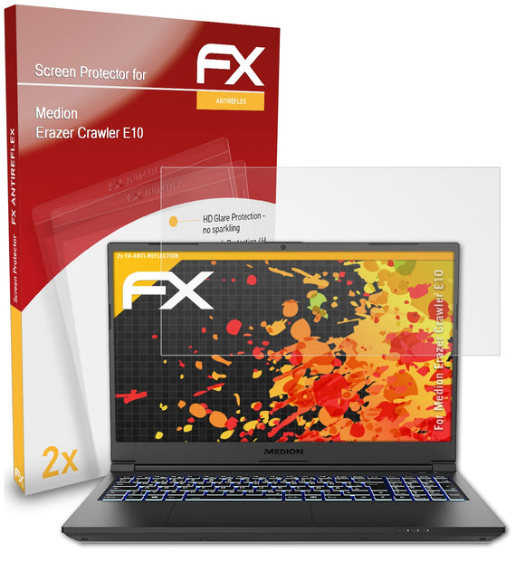 atFoliX FX-Antireflex Displayschutzfolie für Medion Erazer Crawler E10