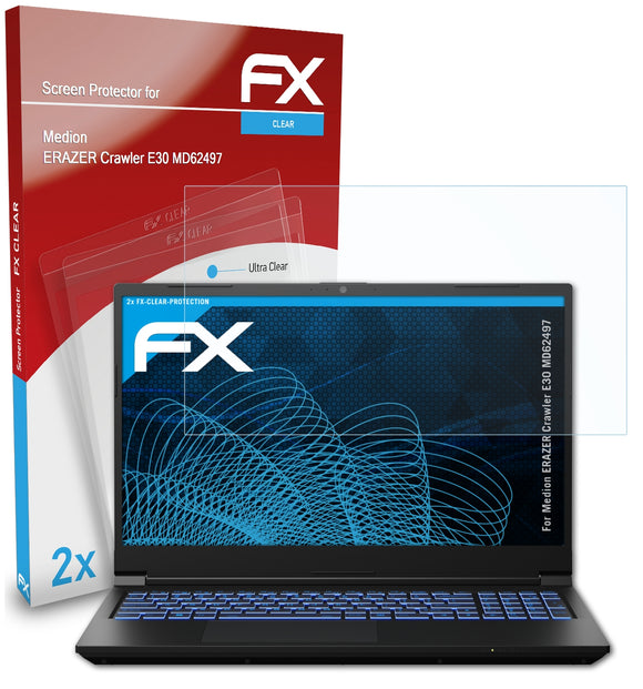 atFoliX FX-Clear Schutzfolie für Medion ERAZER Crawler E30 (MD62497)