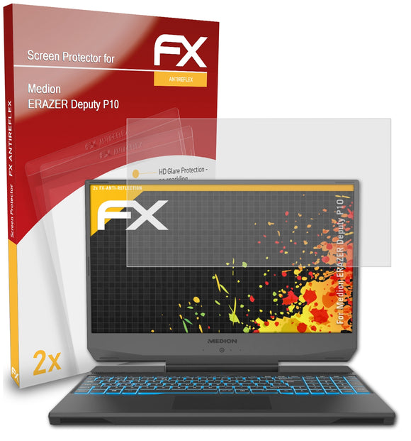 atFoliX FX-Antireflex Displayschutzfolie für Medion ERAZER Deputy P10
