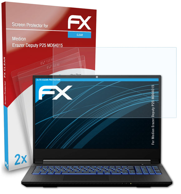 atFoliX FX-Clear Schutzfolie für Medion Erazer Deputy P25 (MD64015)
