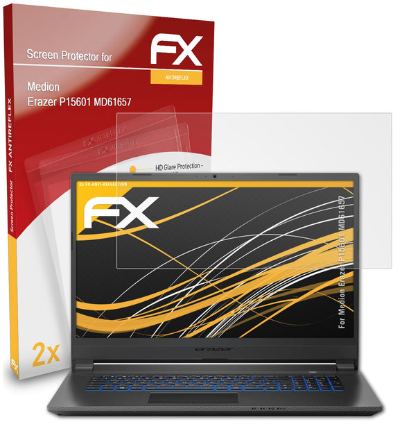 atFoliX FX-Antireflex Displayschutzfolie für Medion Erazer P15601 (MD61657)