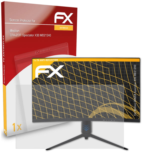 atFoliX FX-Antireflex Displayschutzfolie für Medion ERAZER Spectator X30 (MD21240)