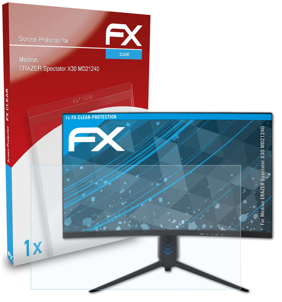atFoliX FX-Clear Schutzfolie für Medion ERAZER Spectator X30 (MD21240)
