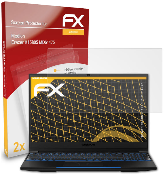 atFoliX FX-Antireflex Displayschutzfolie für Medion Erazer X15805 (MD61475)