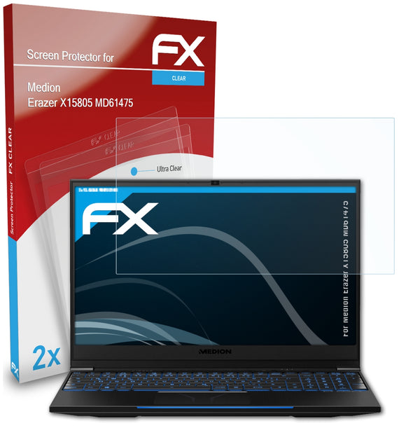atFoliX FX-Clear Schutzfolie für Medion Erazer X15805 (MD61475)