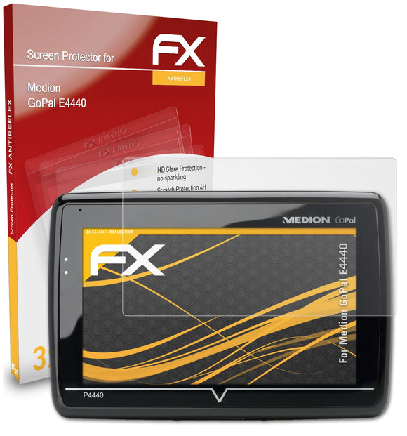 atFoliX FX-Antireflex Displayschutzfolie für Medion GoPal E4440