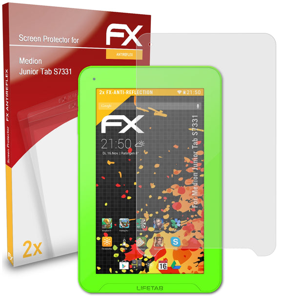 atFoliX FX-Antireflex Displayschutzfolie für Medion Junior Tab S7331