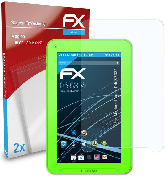 atFoliX FX-Clear Schutzfolie für Medion Junior Tab S7331