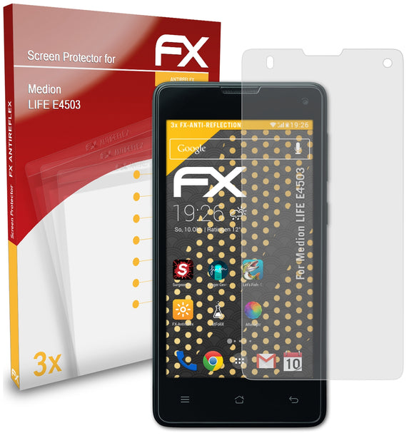 atFoliX FX-Antireflex Displayschutzfolie für Medion LIFE E4503