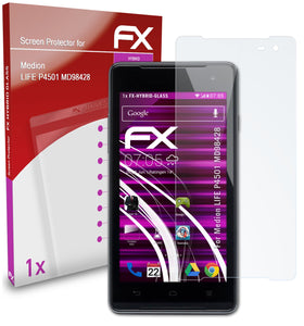 atFoliX FX-Hybrid-Glass Panzerglasfolie für Medion LIFE P4501 (MD98428)