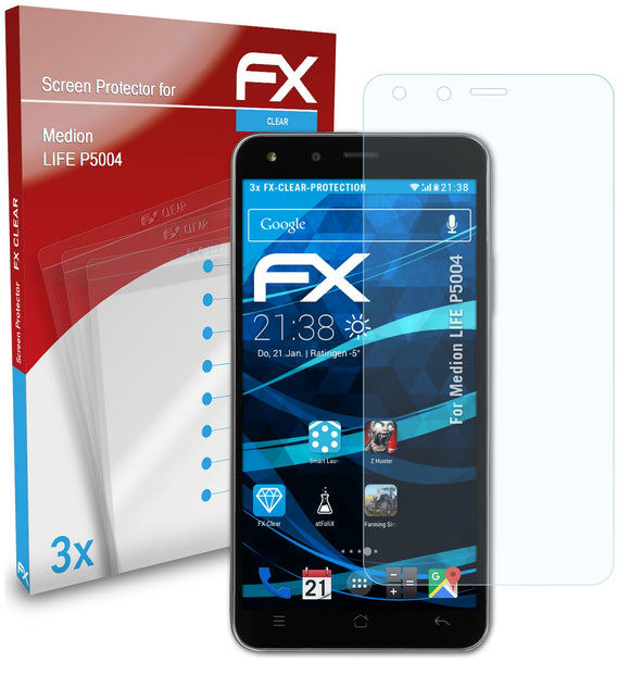 atFoliX FX-Clear Schutzfolie für Medion LIFE P5004