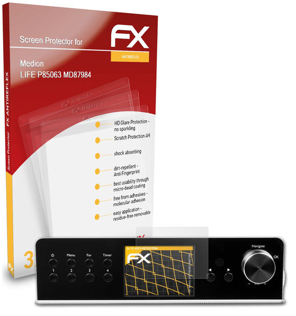 atFoliX FX-Antireflex Displayschutzfolie für Medion LIFE P85063 (MD87984)