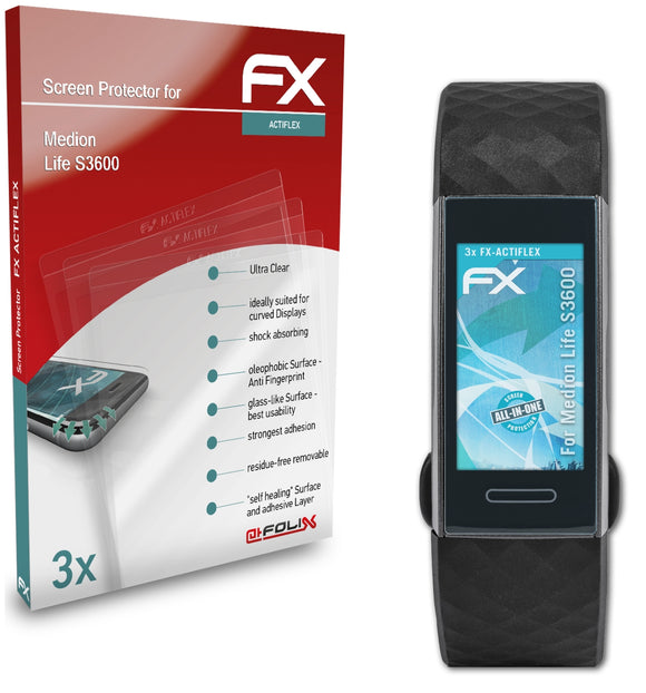 atFoliX FX-ActiFleX Displayschutzfolie für Medion Life S3600