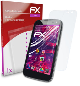 atFoliX FX-Hybrid-Glass Panzerglasfolie für Medion LIFE X4701 (MD98272)