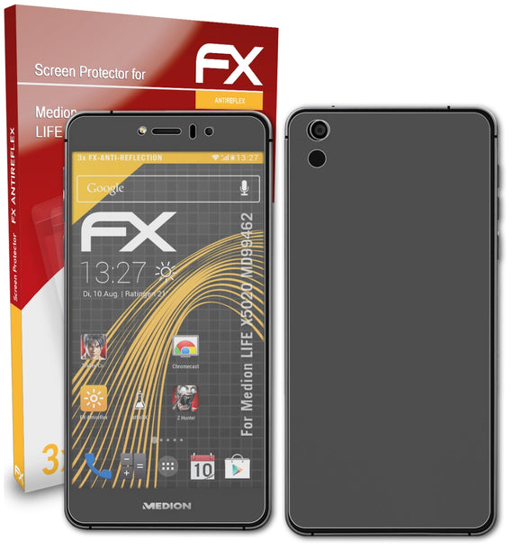 atFoliX FX-Antireflex Displayschutzfolie für Medion LIFE X5020 (MD99462)