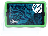 Schutzfolie Bruni kompatibel mit Medion LIFETAB E10440 MD60518, glasklare (2X)