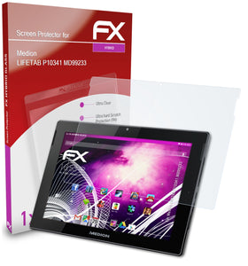 atFoliX FX-Hybrid-Glass Panzerglasfolie für Medion LIFETAB P10341 (MD99233)