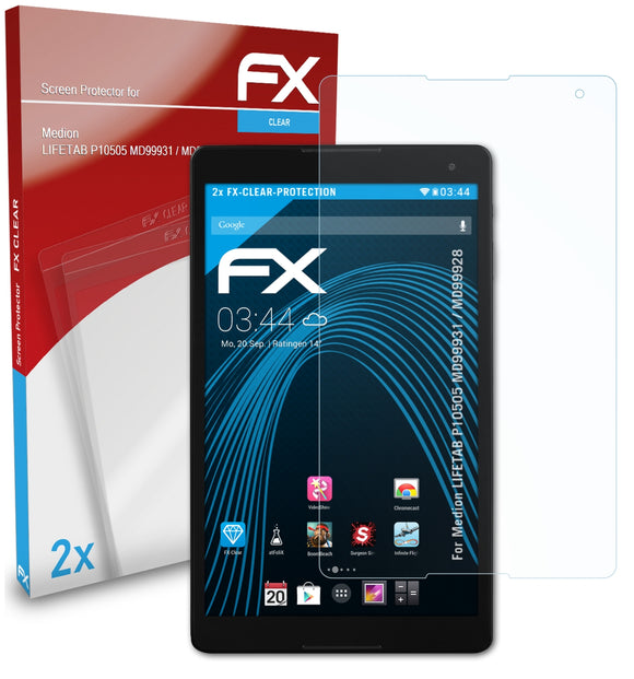 atFoliX FX-Clear Schutzfolie für Medion LIFETAB P10505 (MD99931 / MD99928)