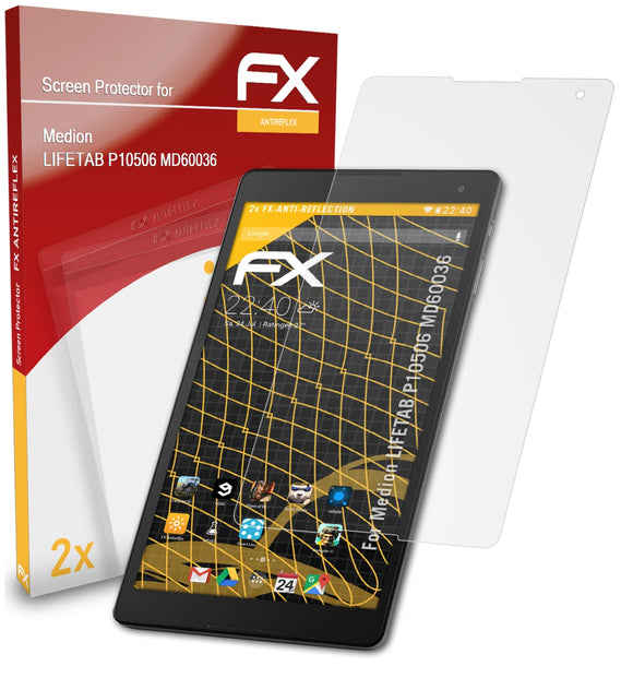 atFoliX FX-Antireflex Displayschutzfolie für Medion LIFETAB P10506 (MD60036)