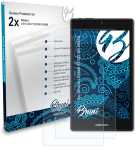 Bruni Basics-Clear Displayschutzfolie für Medion LIFETAB P7332 (MD 99368)