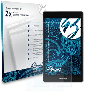 Bruni Basics-Clear Displayschutzfolie für Medion LIFETAB P8311 (MD99443)