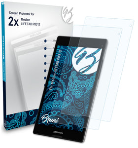 Bruni Basics-Clear Displayschutzfolie für Medion LIFETAB P8312