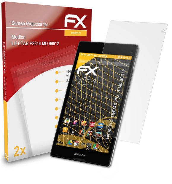 atFoliX FX-Antireflex Displayschutzfolie für Medion LIFETAB P8314 (MD 99612)