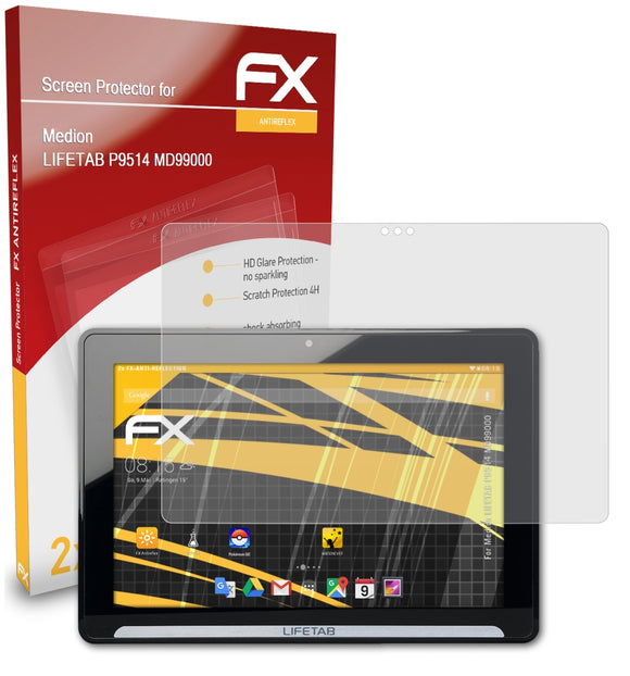 atFoliX FX-Antireflex Displayschutzfolie für Medion LIFETAB P9514 (MD99000)