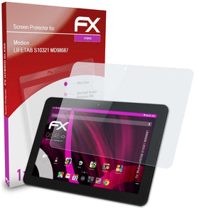 atFoliX FX-Hybrid-Glass Panzerglasfolie für Medion LIFETAB S10321 (MD98687)