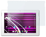 Glasfolie atFoliX kompatibel mit Medion LIFETAB S10346 MD99282, 9H Hybrid-Glass FX