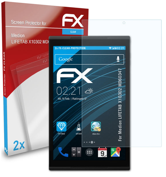 atFoliX FX-Clear Schutzfolie für Medion LIFETAB X10302 (MD60347)
