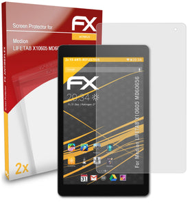 atFoliX FX-Antireflex Displayschutzfolie für Medion LIFETAB X10605 (MD60656)