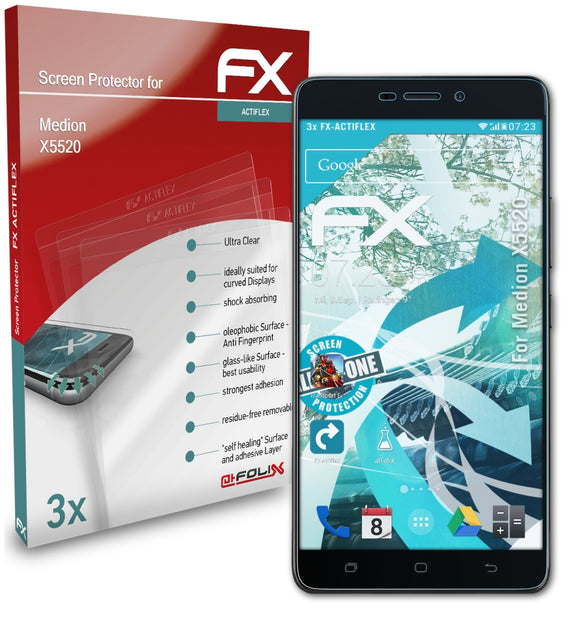atFoliX FX-ActiFleX Displayschutzfolie für Medion X5520